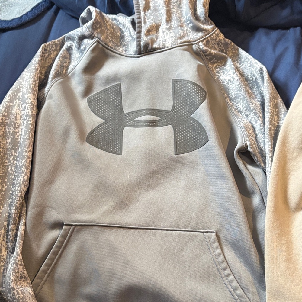 2 Under Armour Hoodies one zip one pullover